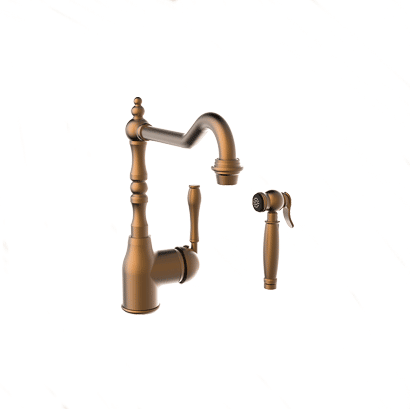 Armando Vicario Provincial Kitchen Mixer with Side Spray - Image 3