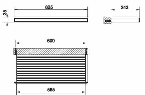 Gessi Eleganza 60cm Shelf - Image 2