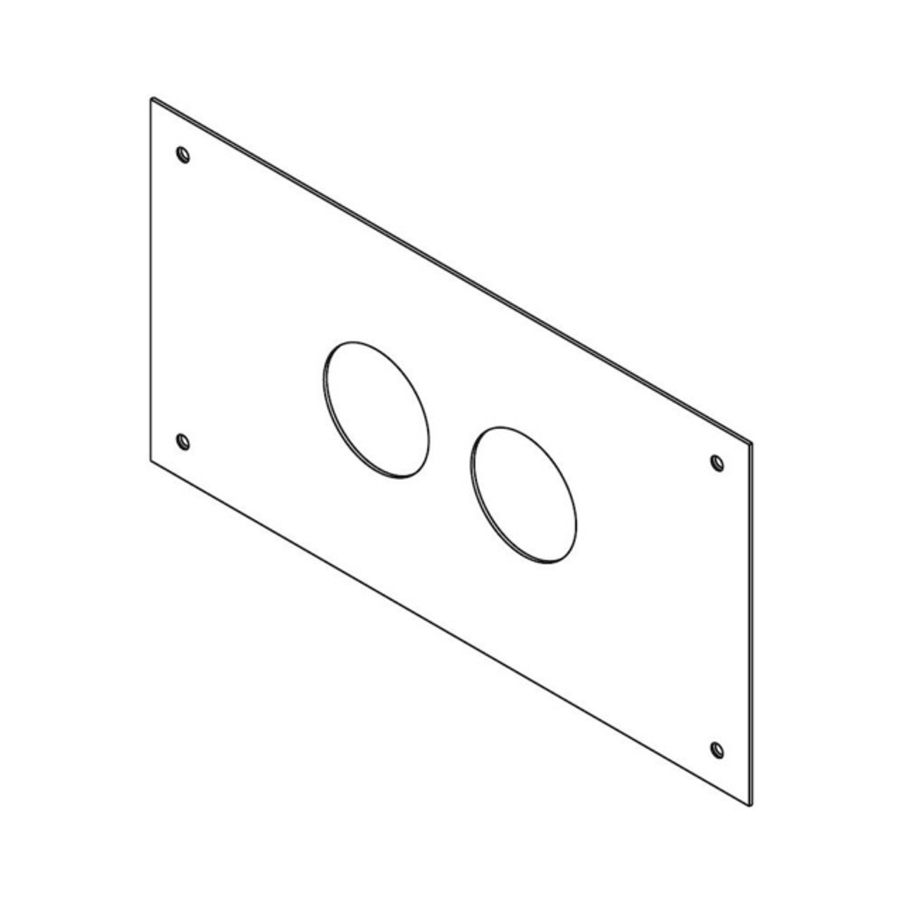 Caroma Water Wafer Compact Panel & Button Replacement Pack - Image 4