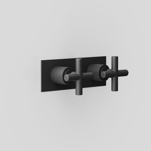 Astrawalker Icon + Wall Tap Set on Back Plate A67.49.BP Black