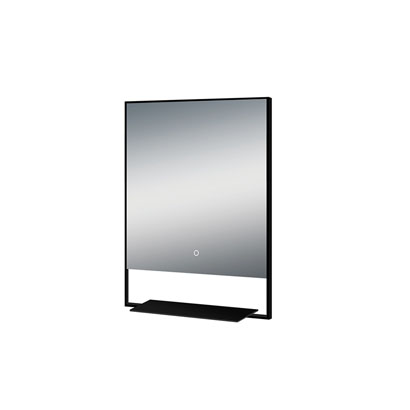 Streamline Arcisan mirror with frame and shelf