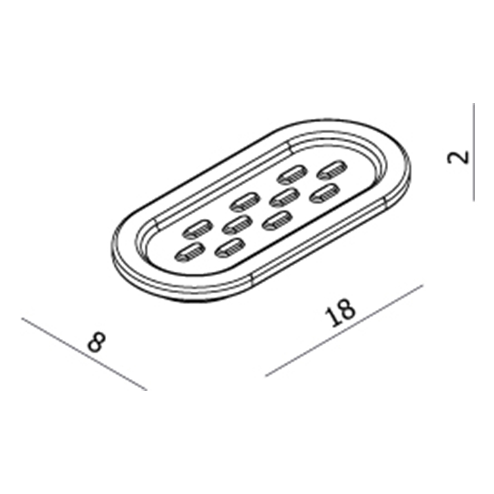 Argent Evoke Soap Dish - Image 2