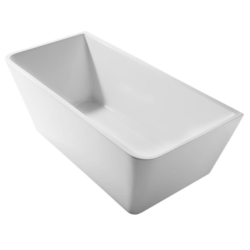 Argent Vista 1500 Back to Wall Freestanding Bath
