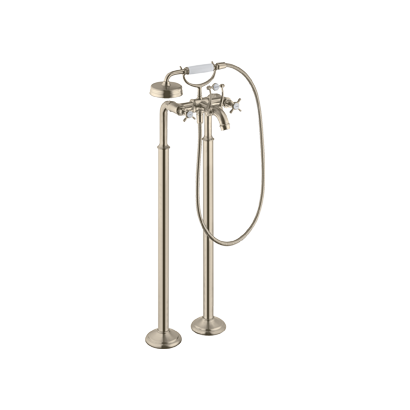 Axor Montreux 2-handle bath mixer floor-standing with cross handles - Image 2