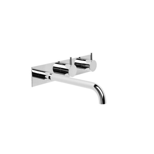 Brodware Minim 200mm Wall Set with Backplate