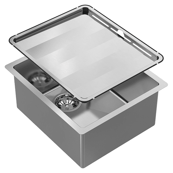 Abey Piazza Square Undermount Single Bowl Kitchen Sink