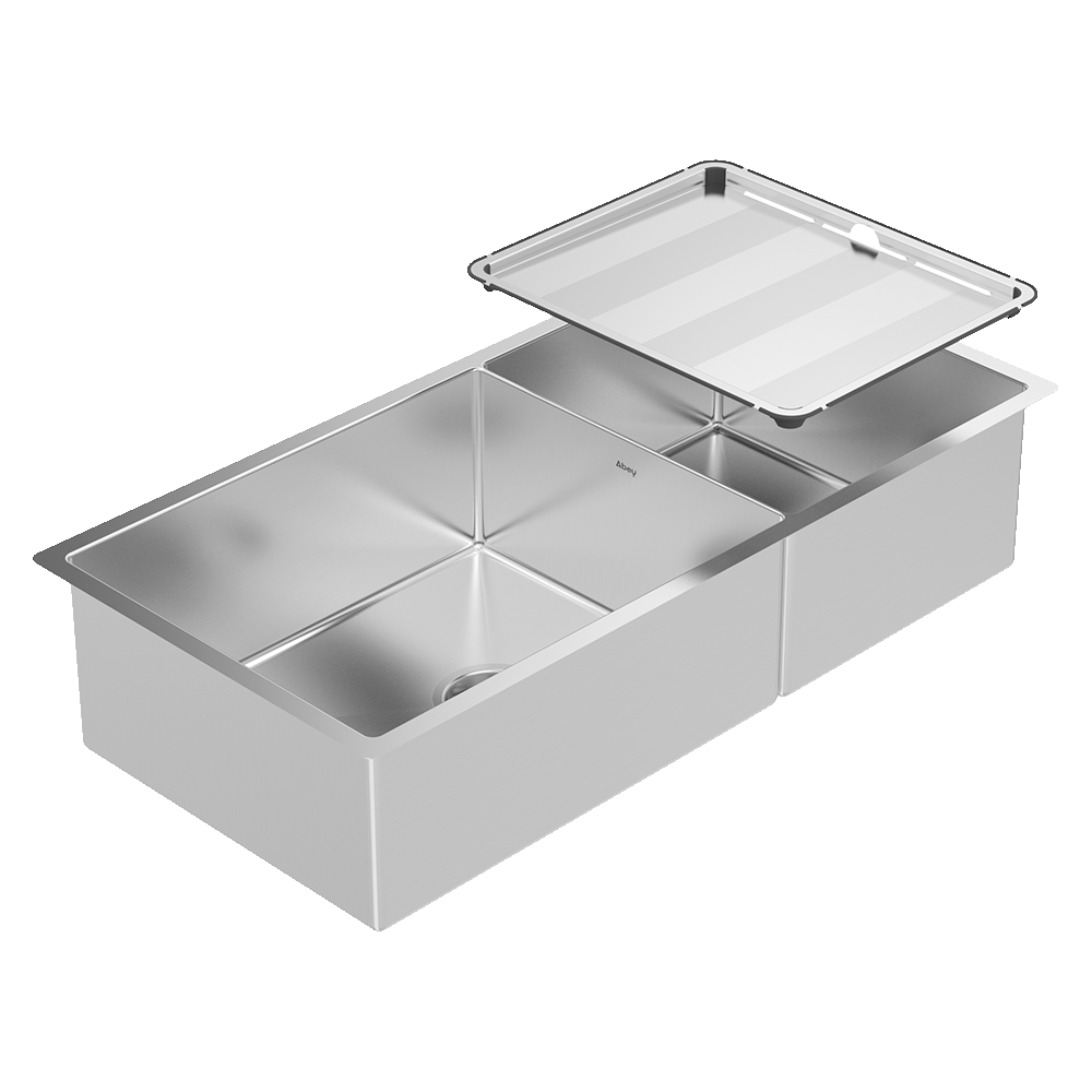 Abey Piazza 1 and 3/4 Double Bowl Kitchen Sink