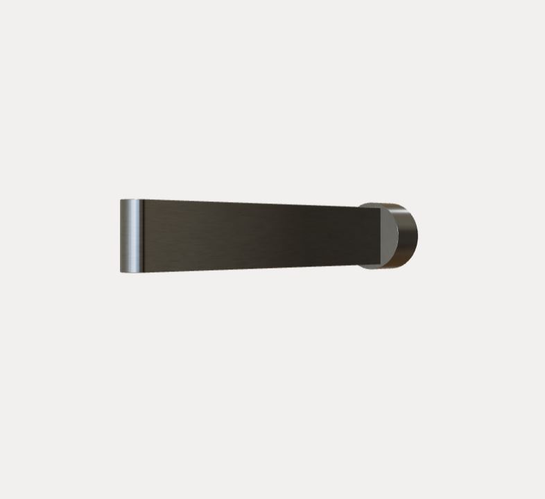Sussex Calibre Wall Bath Spout 225mm - Electroplated Gunmetal