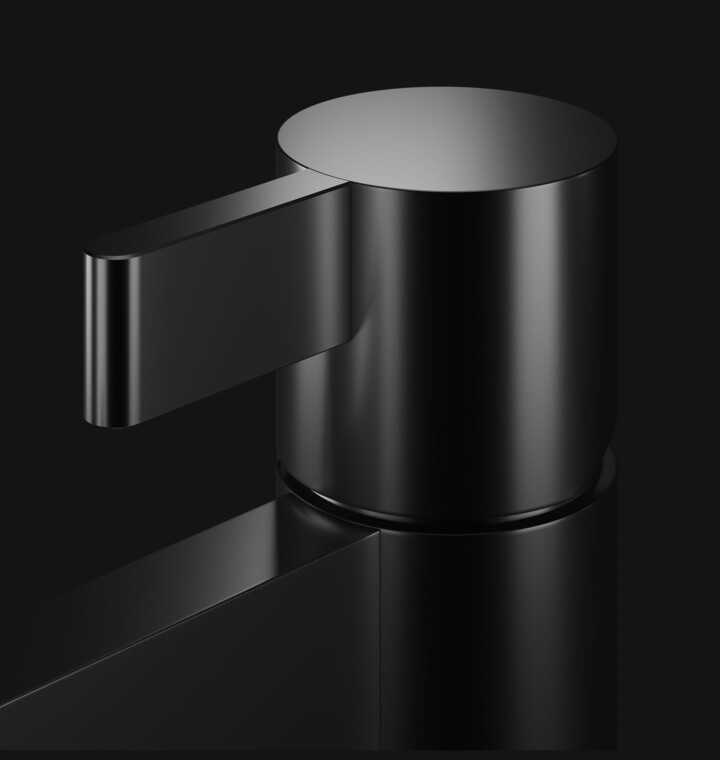 Sussex Calibre Extended Basin Mixer - Matt Black - Image 2