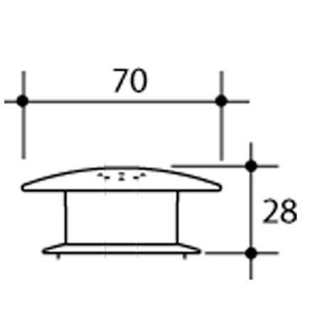Caroma Round Care Toilet Button | Chrome Accessibility Solution - Image 2