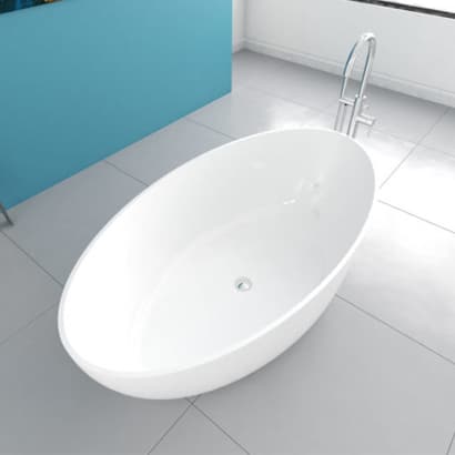 DadoQuartz Gabriella Freestanding Oval Bath - Image 4