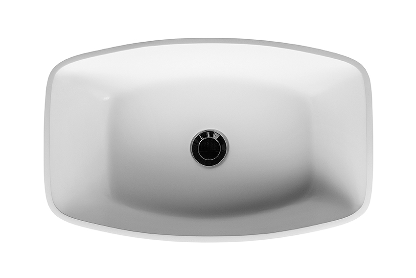 DadoQuartz Morgane Stone Basin Bench Mount - Image 2
