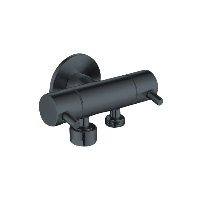 Linkware Dual Control Mini Cistern Cock - Gun Metal