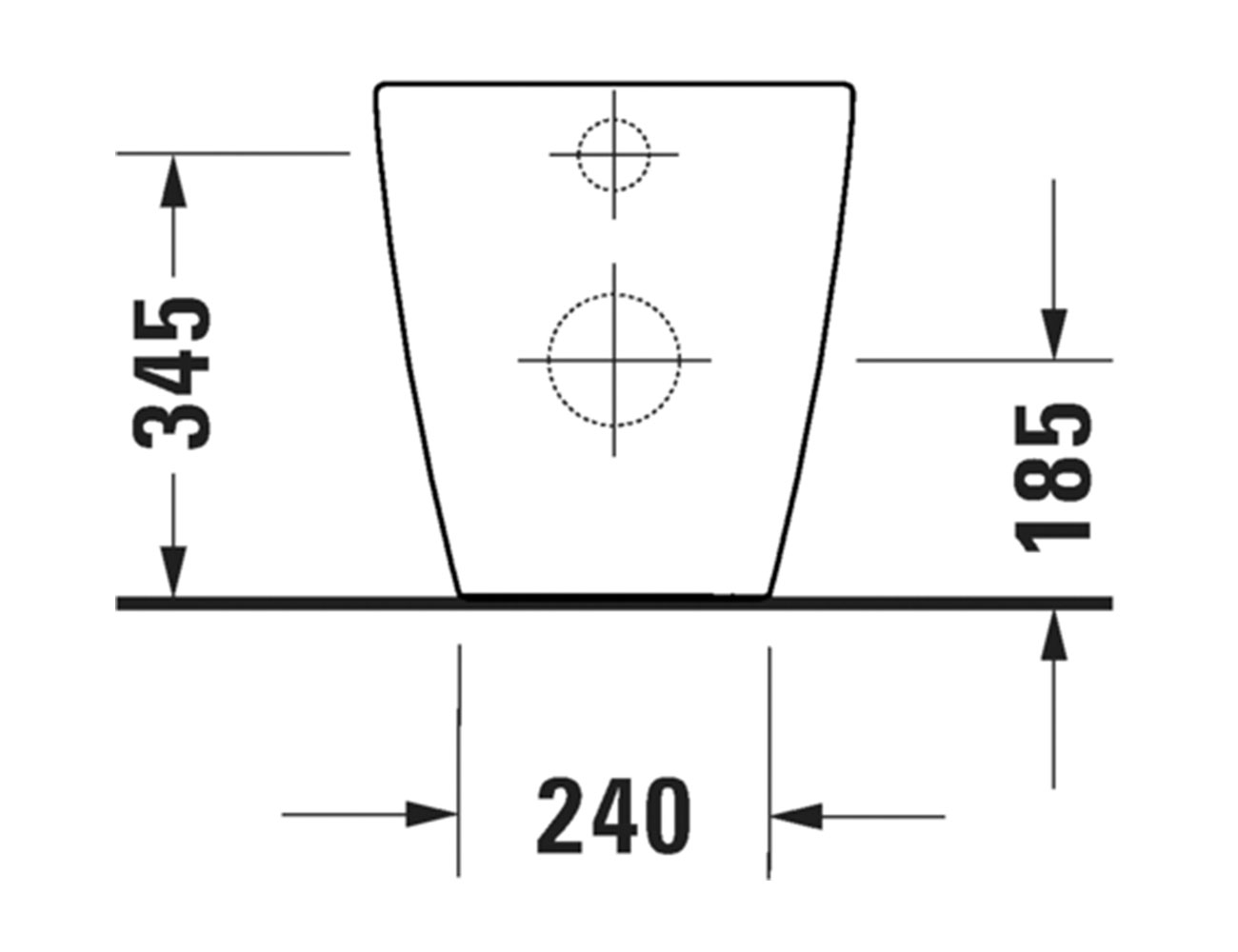 Duravit D-Neo Wall Face Pan - Image 4