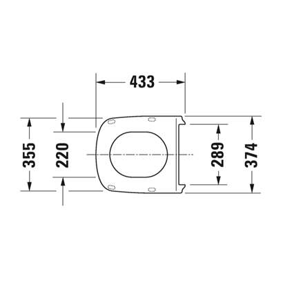 Duravit Durastyle Soft Close Toilet Seat with Hinges - Image 5