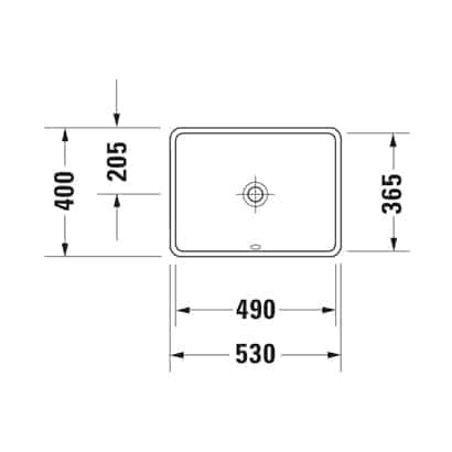 Duravit Starck 3 Undercounter Basin - Image 3