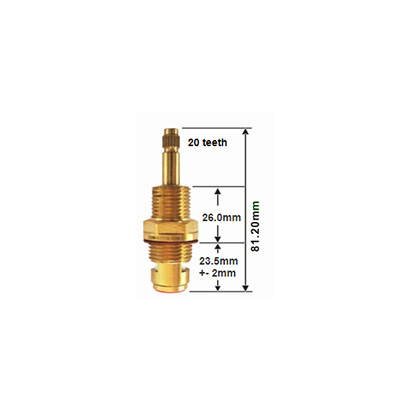 Easytap Quarter Turn Dorf Liano Basin Spindles
