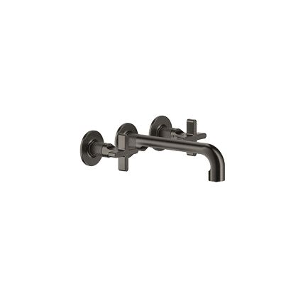 Gessi Inciso Wall Mounted Three-Hole Basin with Spout without Waste