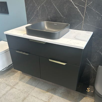 Timberline Taylor Wall Hung Vanity 900mm - Ex Display