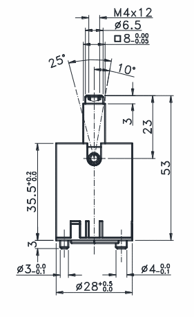 28mm STB277K Replacement Mixer Cartridge | Genuine Kerox (Parisi X1A078N), Vola Cartridge - Image 4
