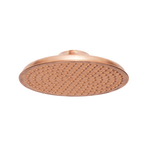 Natura Copper Overhead Outdoor Shower 250mm