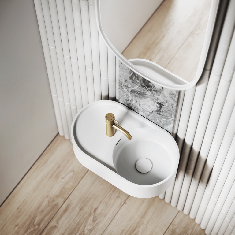 Omvivo Lune 510 Wall Basin - Image 2