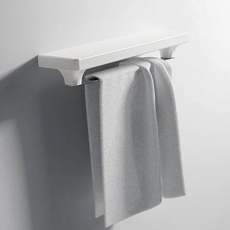 Parisi Flat Bathroom Towel Rail 42cm