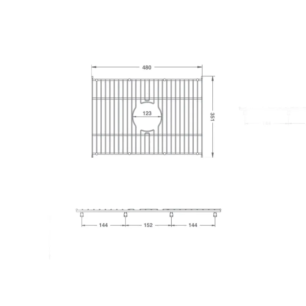 Shaws Stainless Steel Type 3 Sink Grid - Image 3
