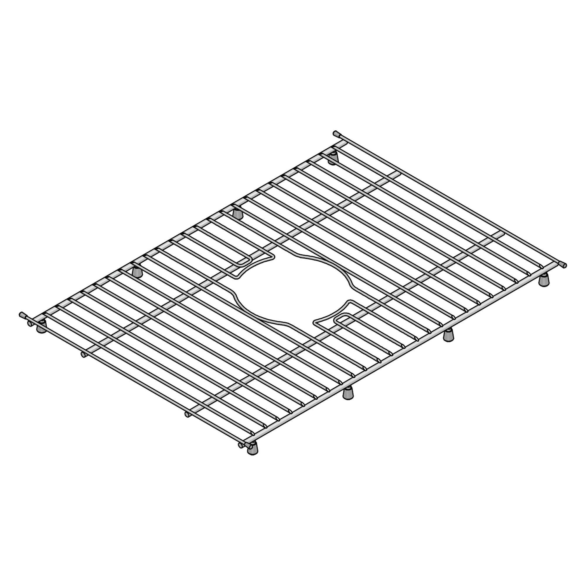 Shaws Stainless Steel Type 3 Sink Grid - Image 2