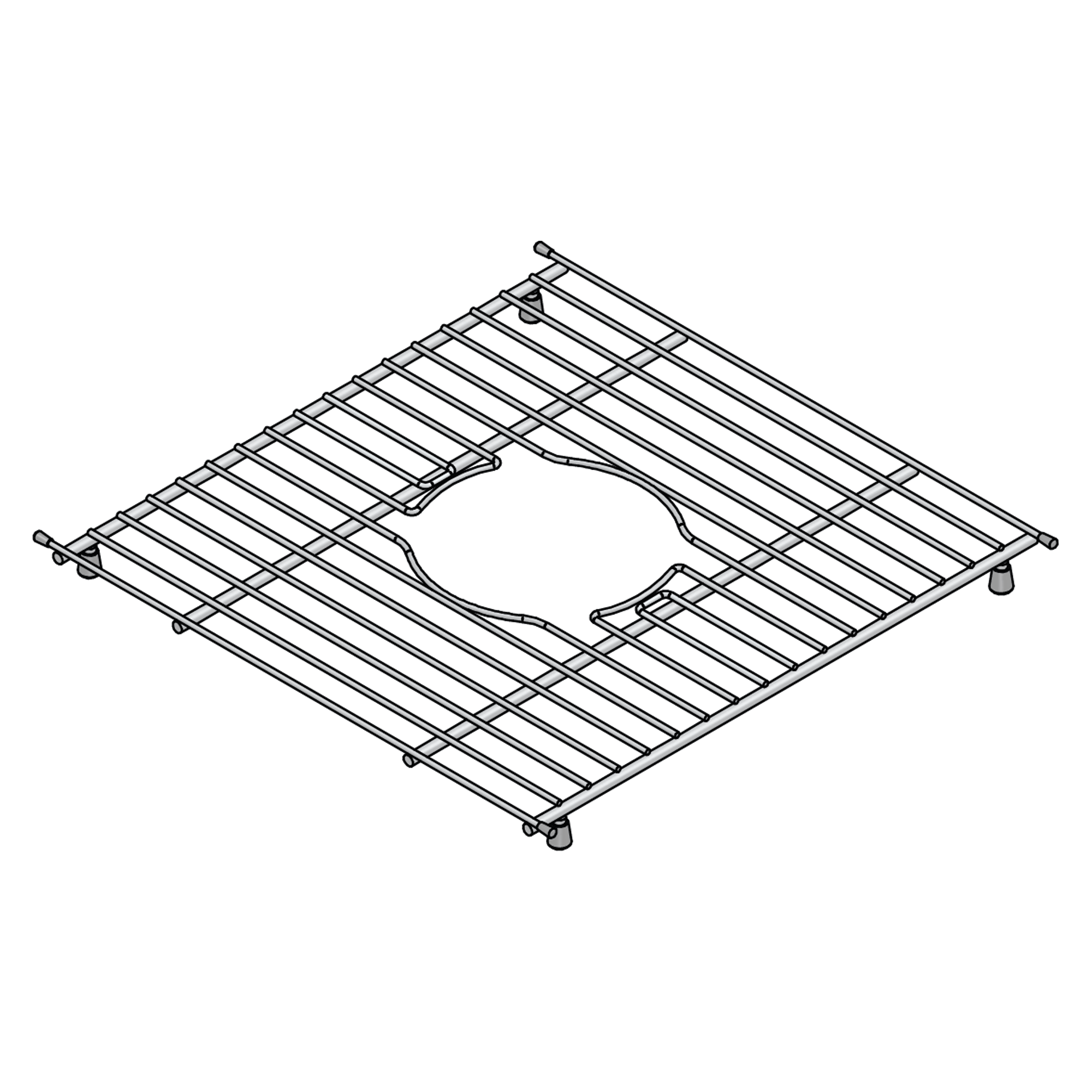 Shaws Stainless Steel Type 4 Sink Grid - Image 3