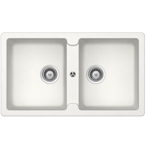 Abey Schock Typos Double Bowl Graphite Sink