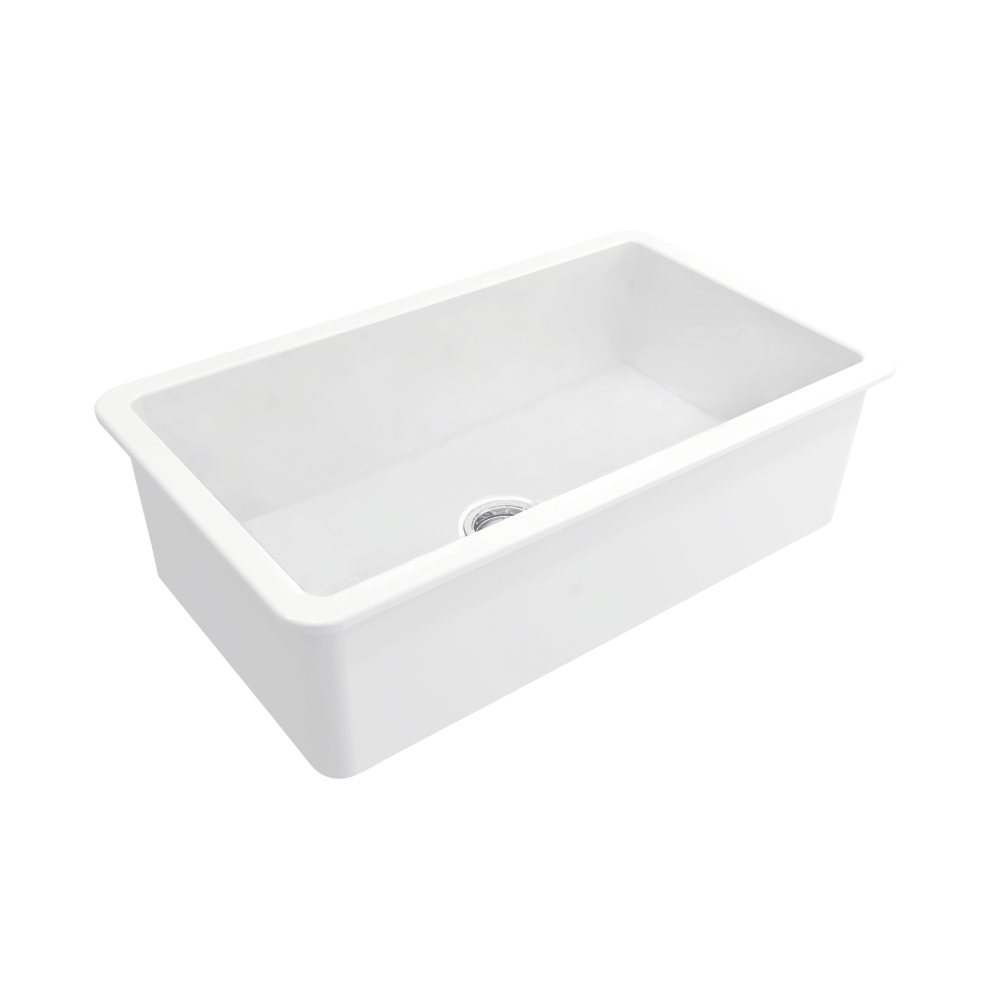 Turner Hastings Cuisine 81 x 48 Inset Undermount Fine Fireclay Sink