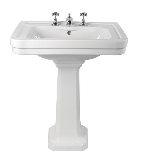Turner Hastings Stafford 62 X 50 Basin & Pedestal