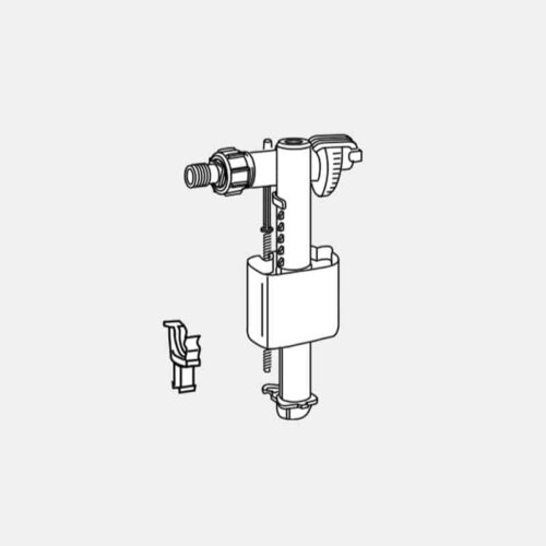 Valsir Compact Inlet Valve | Suits Meco, Hideaway & Tropea2 (White Tank)