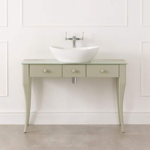 Victoria + Albert Bosa 112 Glass Bathroom Console Vanity
