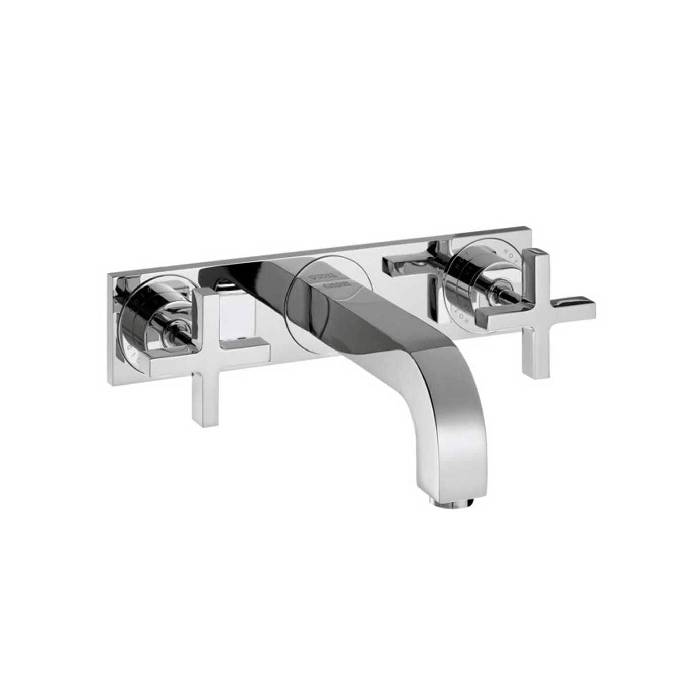Axor Citterio Wall Basin Set with Backplate and 226mm Spout