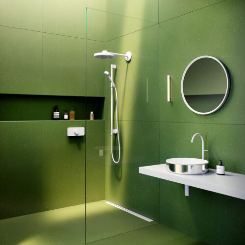 AXOR One Basin mixer Select 170 with push-open waste set