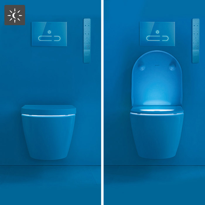 Duravit SensoWash® Starck f Plus Wall Hung Toilet - Image 7