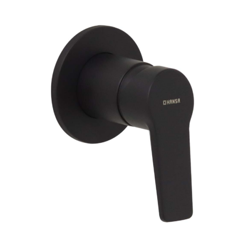 Hansa Twist Shower Mixer - Matte Black