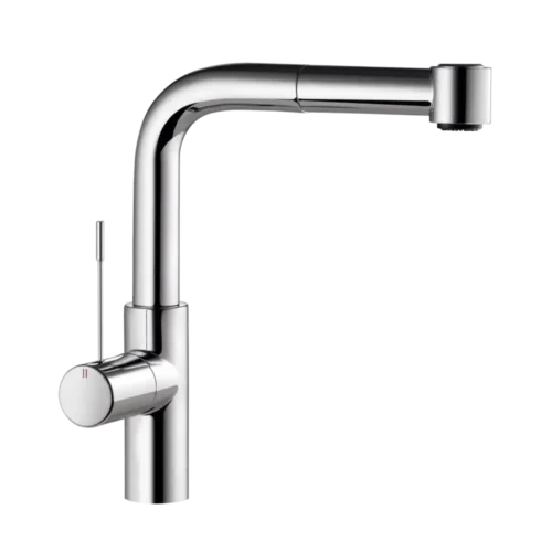 KWC Ono L-Spout Kitchen With Pull Out Spray