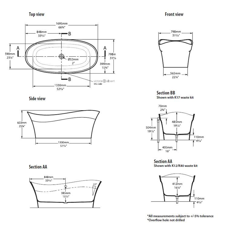 Victoria + Albert Pescadero Freestanding Bath - Image 4