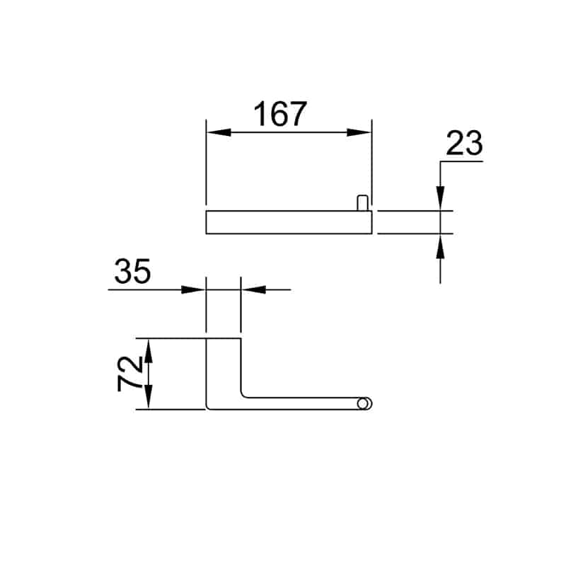Eneo Single Toilet Roll Holder - Image 2