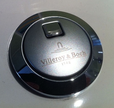 Villeroy & Boch Dual Flush Toilet Button