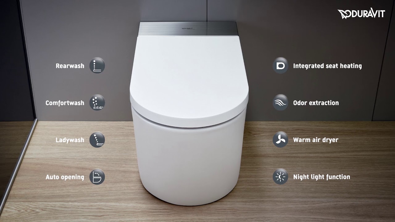 Duravit SensoWash Starck i PLUS Shower Toilet - White - Image 3