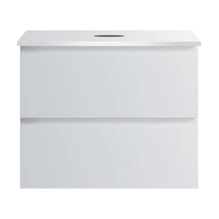 Parisi Pure Bianco 600 Wall Cabinet with Crystal Solid Surface Top