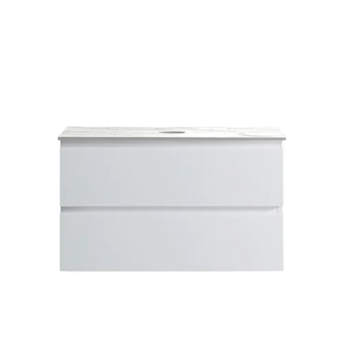 Parisi Pure Bianco 800 Wall Mounted Vanity and Marble Bench