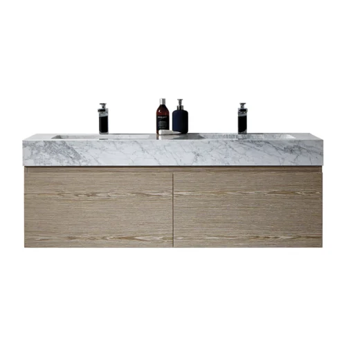 Parisi Veneto 1400 Double Bowl Basin Bathroom Vanity