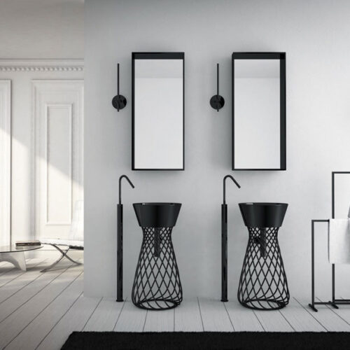 Parisi Wire Column Freestanding Basin