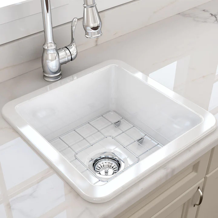Turner Hastings Cuisine 46 x 46 Inset Undermount Fine Fireclay Sink - Image 2