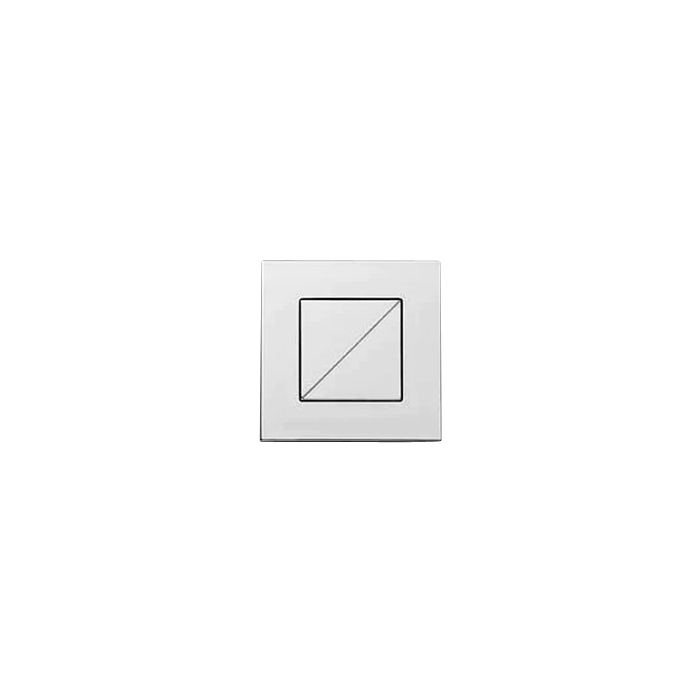 Valsir Square Remote Full Flush Button - Satin Chrome
